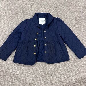 Janie and Jack Quilted Navy Puffer Jacket